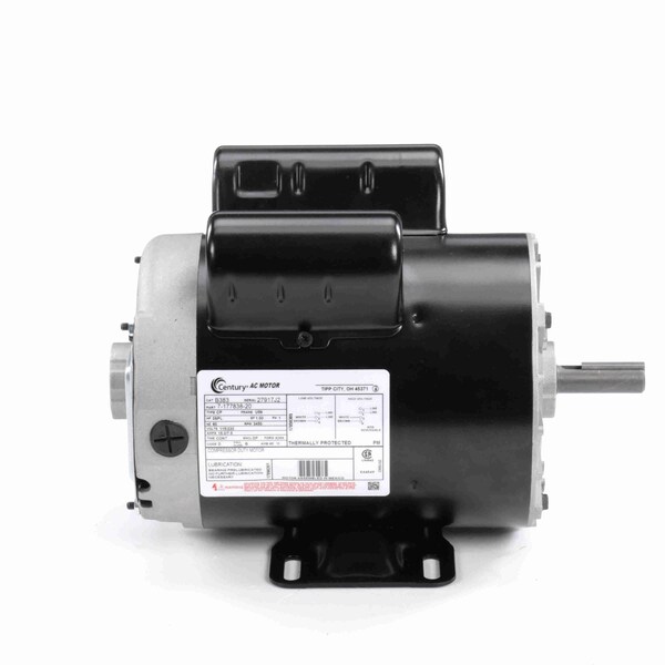 Century 115/230v1pH 3HP 3450RPM MOTOR B383 - main